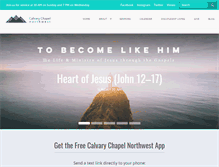 Tablet Screenshot of calvarynw.com